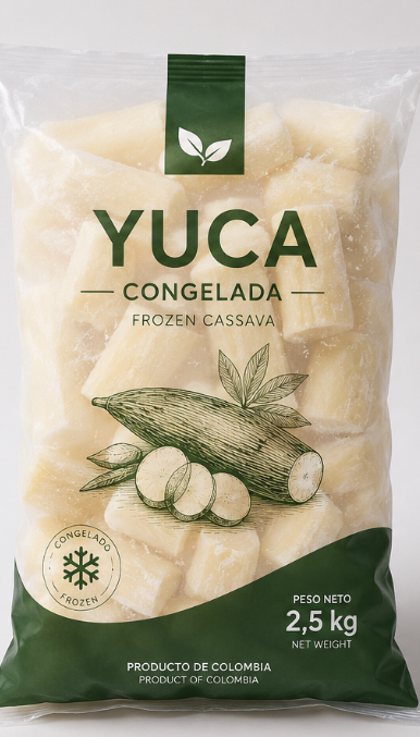 Yuca congelada